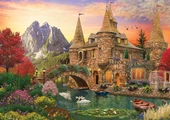 KS Puzzle 1000 Parça Castle Land thumbnail 2