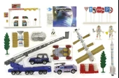 Die Cast Merdivenli Uzay Seti 30 Parça  Jp8106 thumbnail 2