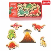 Rossie Mıknatıslı Ahşap Dinozorlar thumbnail 2
