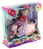 Cute Doll Mini Bebek ve Pembe Vespa thumbnail 4