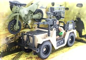 Combat Force Figür, Motor ve Jeep thumbnail 1
