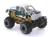 Çek Bırak Mini Off Road Beyaz Polis Aracı thumbnail 1