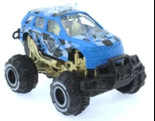 Çek Bırak Mini Off Road Mavi Polis Aracı thumbnail 1