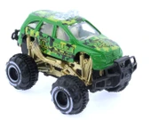 Çek Bırak Mini Off Road Yeşil Polis Aracı thumbnail 1