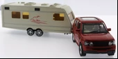 Kırmızı Metal Araçlı Karavan Mk1021 thumbnail 4