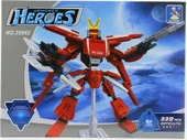 Ausini 339 Parça Heroes Standlı Kırmızı Robot thumbnail 3