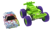 Die Cast Batik Desenli Mor Teker Araba thumbnail 2
