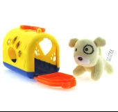 Taşıma Çantalı Peluş Sarı Yavru Köpek thumbnail 3