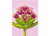 Building Block Flower 138 Parça Violet thumbnail 4