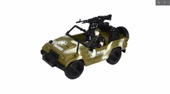 Combat Force Figür ve Askeri Jeep thumbnail 2