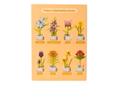 Building Block Flower 134 Parça Sarı Orkide thumbnail 5