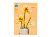 Building Block Flower 134 Parça Sarı Orkide thumbnail 2