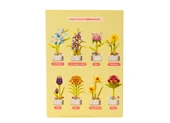 Building Block Flower 132 Parça Lila Gül thumbnail 6