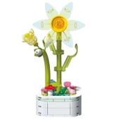 Building Block Flower 125 Parça Sarı Fulya thumbnail 1