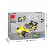 Ausini Assembling Master 170 Parça 3 in 1 Spor Arabalar thumbnail 3