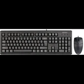 A4-Tech KM-72620D USB Standart Türkçe Q Klavye/Mouse Set thumbnail 1