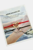 2 Adet Kalp İp Bileklik thumbnail 1