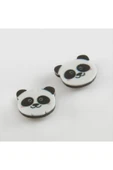 Panda Mıknatıslı Plastik Çocuk Küpesi thumbnail 1