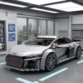 C57012W CADA AUDİ R8 536 PARÇA BLOCK OYUNCAK thumbnail 2