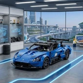 C57013W CADA MASERATİ GT2 549 PARÇA BLOCK OYUNCAK thumbnail 2