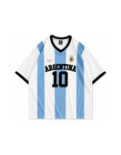 Arjantin Messi 10 Oversize Tişört thumbnail 1