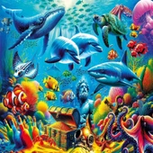 20825 PUZZLE 1000 Treasure Under the Sea thumbnail 2