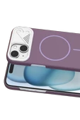 Joko Apple iPhone 15 Export Magsafe Kapak - Mor thumbnail 2