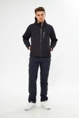 Orange Safety Softshell Gri Mont Ceket thumbnail 1
