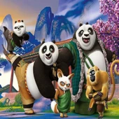 KP 714 KUNG FU PANDA PUZZLE 100 PRÇ thumbnail 2