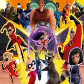 INC 113 INCREDIBLES 2 PUZZLE 200 thumbnail 2
