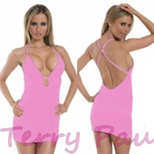 Terry Pau TP060940 Mini Elbise thumbnail 4