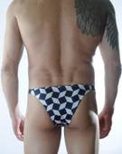Erkek Küp Desenli Brazillian Slip thumbnail 2
