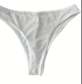 Erkek Biyeli Beyaz Transparan Brazillian Slip thumbnail 2