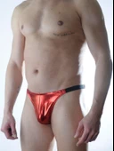 Erkek Kırmızı Lame Brazillian Slip thumbnail 1