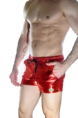 Erkek Kırmızı Lame Short thumbnail 2
