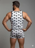 Erkek Desenli Tank Top Boxer Takım thumbnail 3