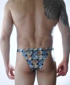 Erkek Zar Desenli Brazillian Slip thumbnail 2