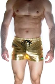 Erkek Gold Lame Short thumbnail 1