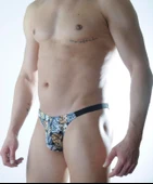 Erkek Zar Desenli Brazillian Slip thumbnail 1