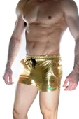 Erkek Gold Lame Short thumbnail 2