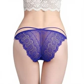 Çapraz Bant Detaylı Dantelli String Külot V6104 thumbnail 6