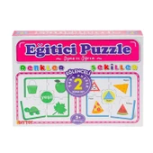 7194 Çark Puzzle Renkler Şekiller -Dıytoy thumbnail 1