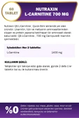Nutraxin L-Carnitine 60 Kapsül thumbnail 1