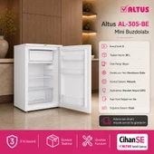 Altus AL-305 BE 90 Litre mini buzdolabı thumbnail 2