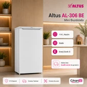 Altus AL-306 BE 114 litre Mini Buzdolabı thumbnail 1