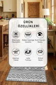 Ehl 176 Gri Yıkanabilir Mutfak Halısı thumbnail 2