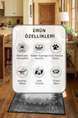 Siyah Yıkanabilir Mutfak Halısı thumbnail 2