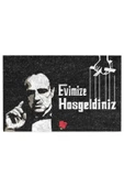 Dekoratif Kapı Önü Paspası - Kaymaz Taban (115) thumbnail 3