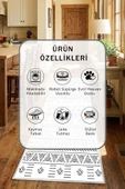 Ehl 172 Beyaz Yıkanabilir Mutfak Halısı thumbnail 2