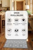 Ehl 173 Gri Yıkanabilir Mutfak Halısı thumbnail 2